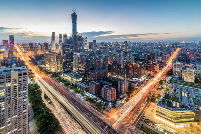 The Central Business District (CBD) in Beijing. Several companies are currently participating in an accelerator program for Israeli startups in the city. Photo: VCG