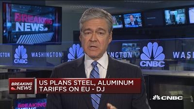 豁免到期 特朗普将向欧盟征收钢铝关税