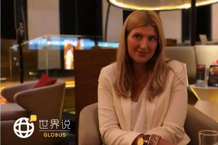 Beatrice Fihn, executive director of the International Campaign to Abolish Nuclear Weapons, said her organization did not receive a response from North Korea to the NGO's offer to pay for Kim Jong Un’s trip to Singapore. Photo: Caixin Globus