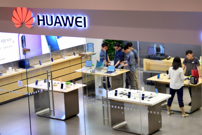 A Huawei Technologies Co. Ltd. store is seen in Shenyang, Liaoning province, on May 18. Photo: VCG