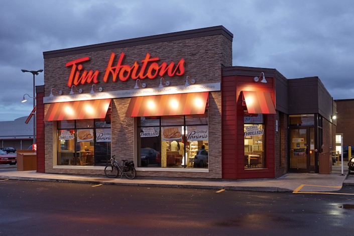 Tim Hortons plans to open about 1,500 new shops in China in the next 10 years. Photo: Tim Hortons