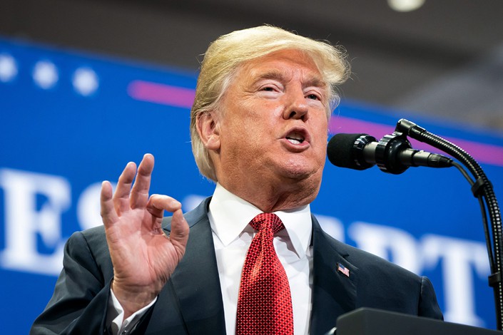 U.S. President Donald Trump said on Monday in a Fox News interview that he expects a great deal with China. Photo: VCG