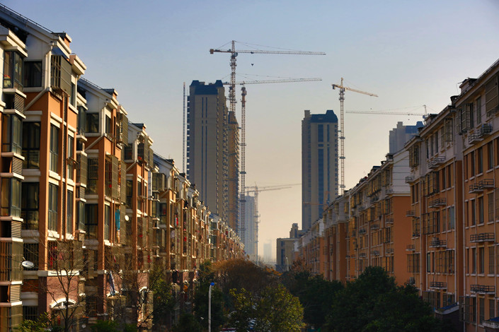 New residential buildings are seen in Huaian, Jiangsu province, on Sunday. Photo: IC