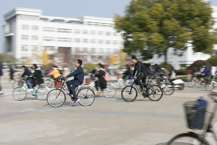 The campus of Tongji University in Shanghai is seen. Photo: VCG