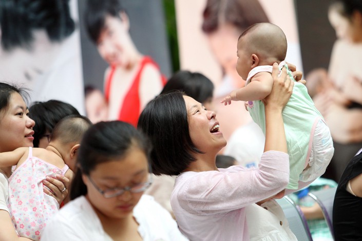 The number of women of childbearing age in China peaked in 2011 and is in decline, corresponding with the declining number of births. Photo: VCG