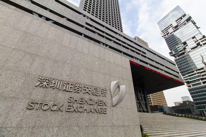 The Shenzhen Stock Exchange on Jan 19. Photo: VCG