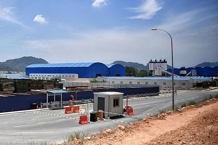 A deserted China Communications Construction Co, site in Pahang, Malaysia last year. Photo: Straits Times/Ariffin Jamar