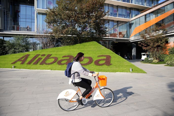 Alibaba booked the slowest quarterly revenue growth in three years but beat earnings estimates. Photo: VCG