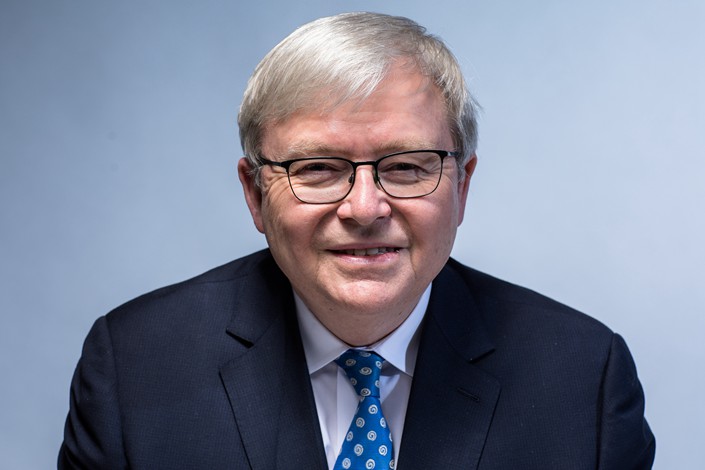 Former Australian Prime Minister Kevin Rudd says any trade deal between China and the U.S. will not be an end to the matter. Photo: VCG