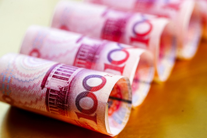 Net growth in China's broad lending surged to a record high in January. Photo: VCG