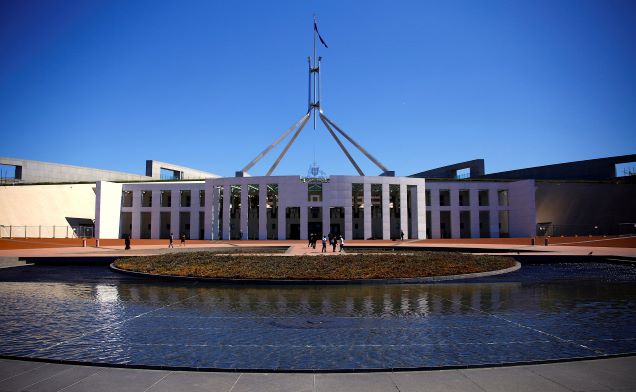 Australia' Parliament House. Photo: VCG