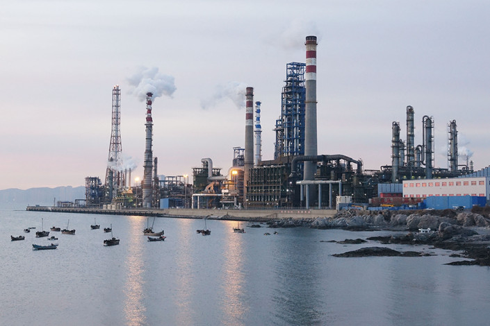 A PetroChina refinery in Dalian, Liaoning province. Photo: VCG
