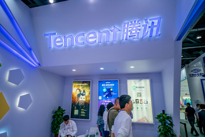 Tencent’s WeChat is China’s largest social media platform with 1 billion active users a month. Photo: VCG