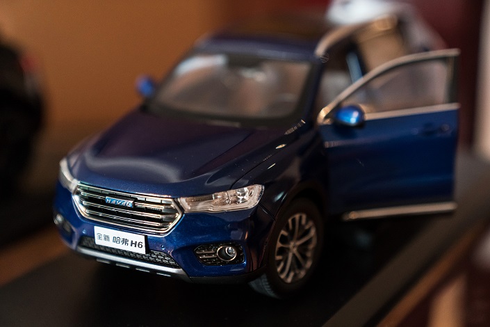 A model of a Great Wall Motors Haval H6. Photo: VCG