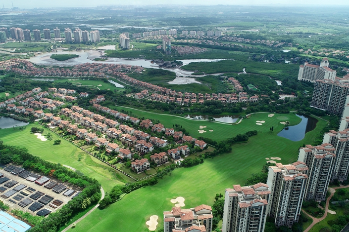 One of R&F's large real estate developments in South China's Hainan province in May 2018. Photo: IC Photo