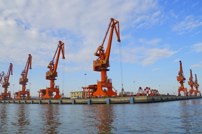 The port of Qinzhou in South China's Guangxi Zhuang autonomous region. Photo: VCG
