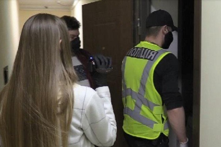 Ukrainian police investigate a a birth center suspected of harboring an illegal cross-border child-trafficking ring. Photo: National Police of Ukraine