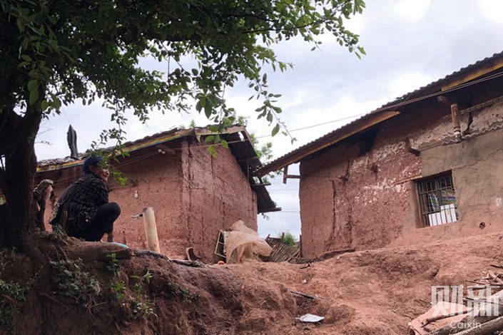 In Liangshan’s Sanhe village, where President Xi Jinping visited in 2018, almost every family lives in rammed-earth houses. Photo: Wang Su/Caixin