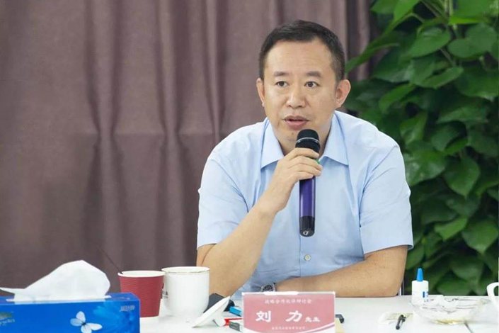 Liu Li, chairman of Shede Spirits Co.
