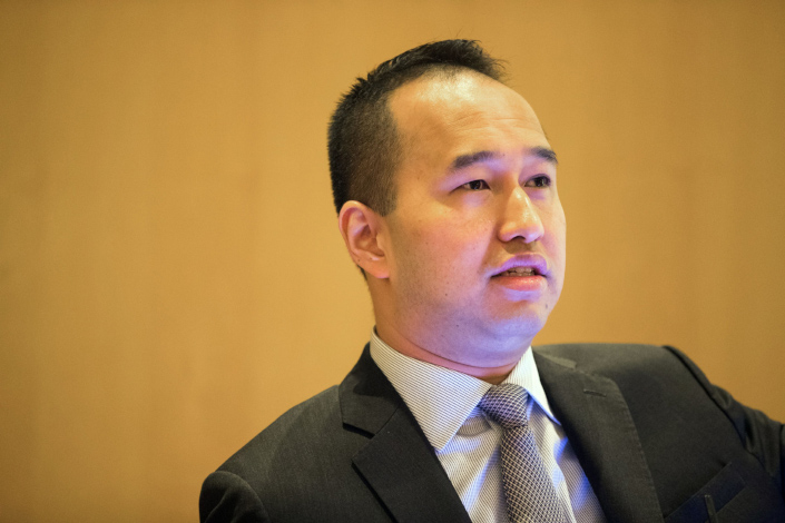 City Developments’ CEO Sherman Kwek, the 45-year-old scion of one of Singapore’s wealthiest families. Photo: Bloomberg