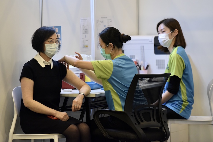 The expansion means that Hong Kong’s entire adult population will now be eligible to receive vaccines