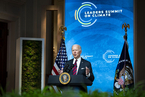 拜登气候峰会宣布减排新目标 承诺2030年美国排放量减半