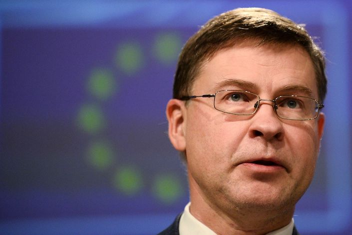 EU Commission Vice President Valdis Dombrovskis