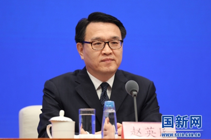 Zhao Yingmin, vice minister of the Ministry of Ecology and Environment. Photo: China’s State Council Information Office