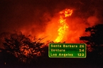 美国加州山火持续肆虐