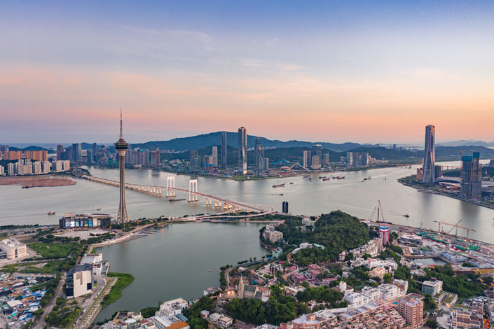Sunset in the Guangdong-Hong Kong-Macao Greater Bay Area on Aug. 17. Photo: VCG