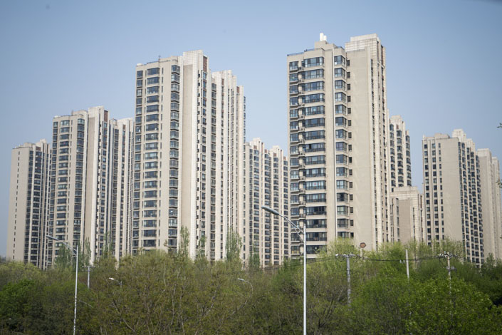 Residential buildings stand in the Taiyanggong area of Beijing on April 16, 2018. Photo: Bloomberg