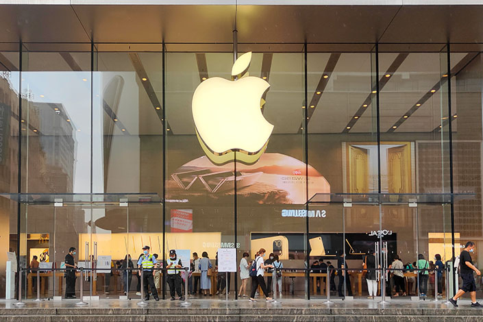 An Apple store is seen in Shanghai on July 2. Photo: VCG