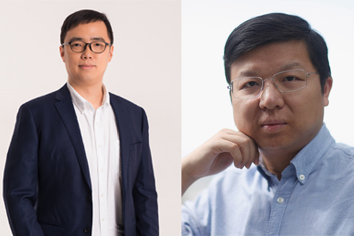 Kuaishou has named Chen Yixiao (left) CEO of the firm, but says he will report to Su Hua (right), who relinquished the role but remains chairman.