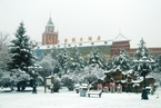 较强冷空气影响新疆 阿勒泰地区迎降雪