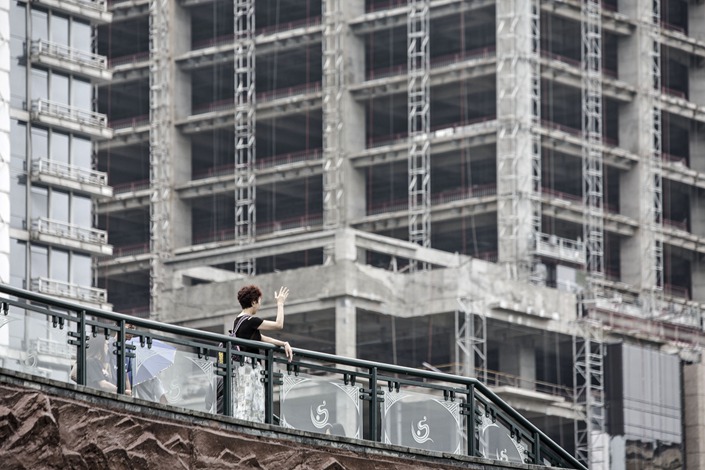 New-home values in Chengdu declined 0.6% in October from a month earlier, the widest slump in four and a half years, according to official data. Photo: Bloomberg