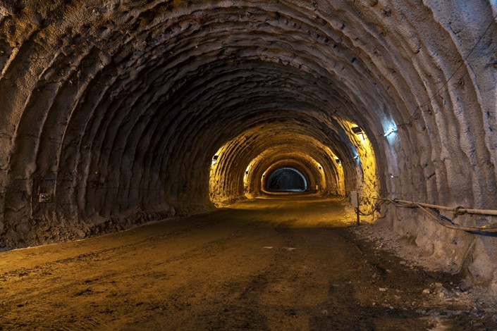 The 13.5 km Zojila tunnel at Drass in Kargil district, the Union Territory of Ladakh, India. Photo: Bloomberg