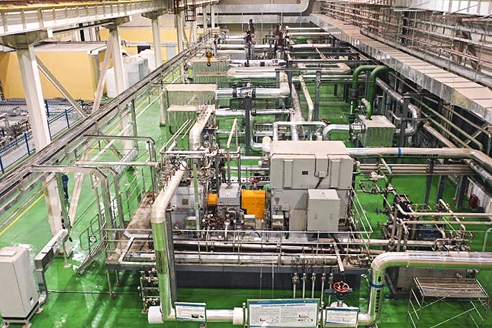 China's first self-developed carbon dioxide power cycle generation unit started operation recently. Photo: ESCN