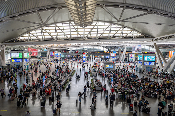 China expects the number of trips people make this year to be 36% higher than in 2021