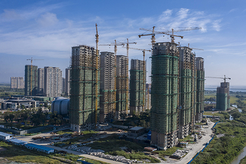 China’s property market boomed in the first half of 2021 before falling into a slump, as regulatory curbs on borrowing left developers struggling to pay back their debts.