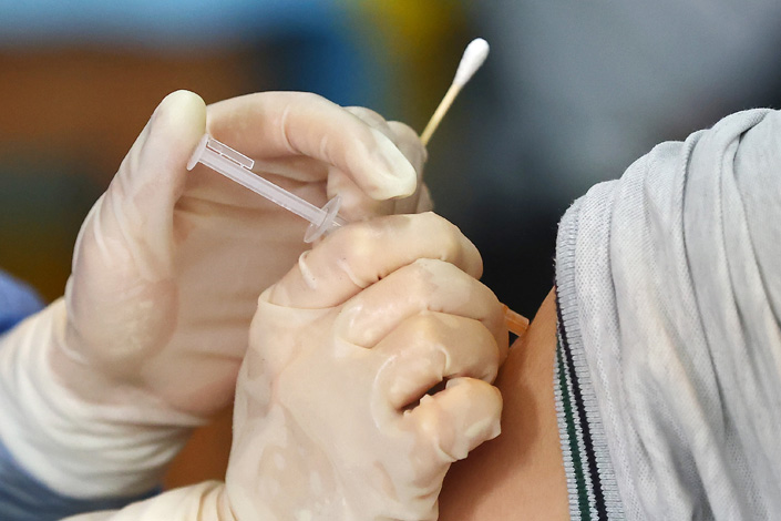 China has made vaccinating its entire population a top priority. Photo: Yang Bo/China News Service, VCG