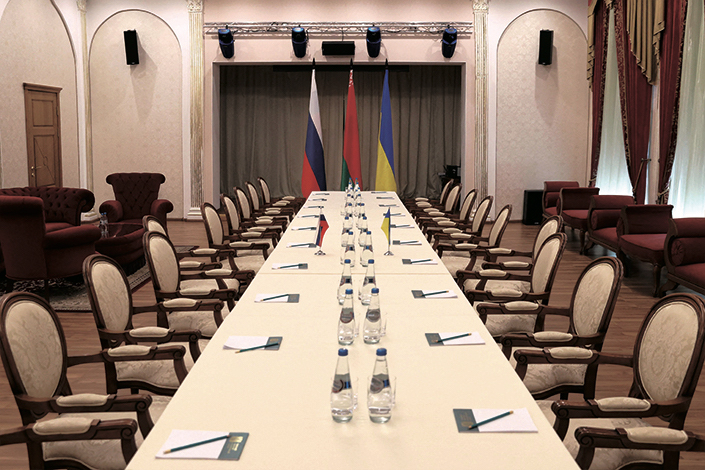 Officials from Russia and Ukraine have met for two rounds of talks in Belarus with a third round to be held soon.