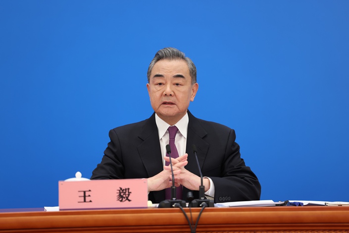 Chinese Foreign Minister Wang Yi. Photo: The Paper