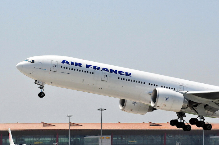 The CAAC on Feb. 9 suspended Air France’s two flights to China after seven Covid-19 positive cases were reported among passengers on the previous flight