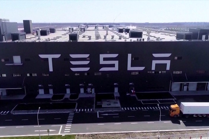 The Tesla Gigafactory in Shanghai. Photo: VCG