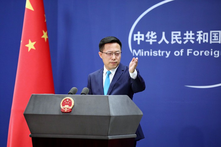 Chinese foreign ministry spokesman Zhao Lijian. Photo: VCG