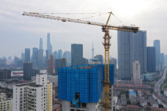 A property development in Shanghai on Nov. 16. Photo: VCG
