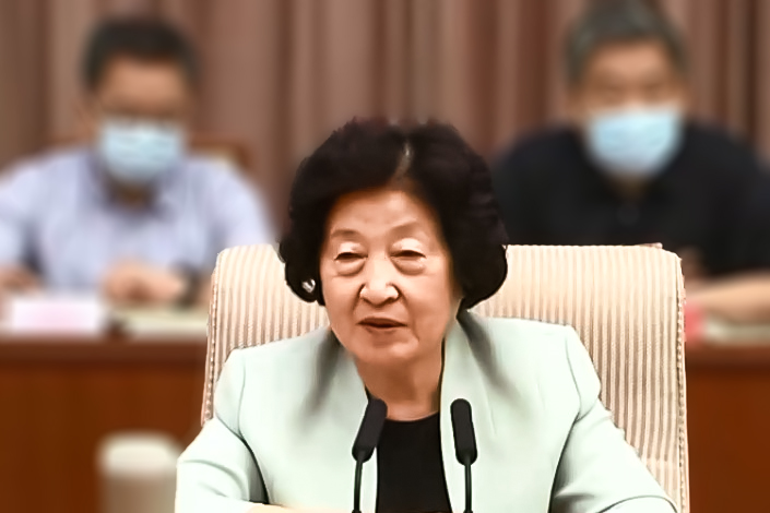 Vice Premier Sun Chunlan said the purpose of updating the country’s Covid-19 response protocol was to make the implementation of control measures precise. Photo: CCTV screenshots
