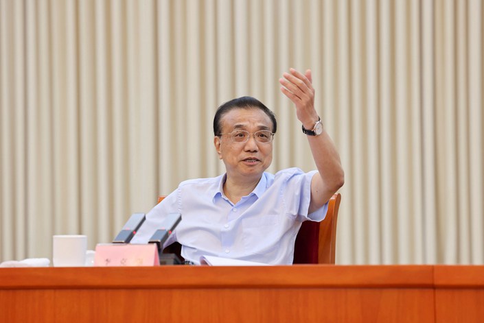 Li Keqiang on June 27, 2022. Photo: Bloomberg
