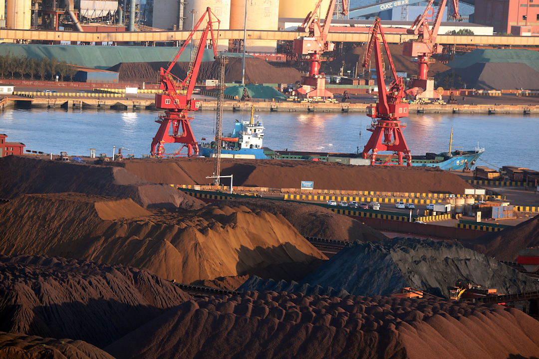 China produces half of the world’s steel but is heavily reliant on imported ore