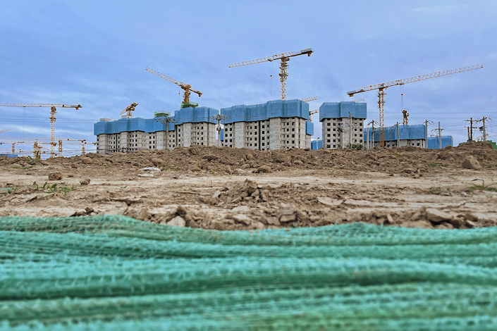 A housing project under construction in Beijing on Sept. 2, 2022.